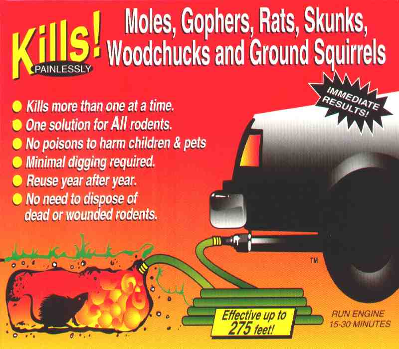 Manning Underground Exterminator Pest Control Fumes For Underground Rodents  1 pk